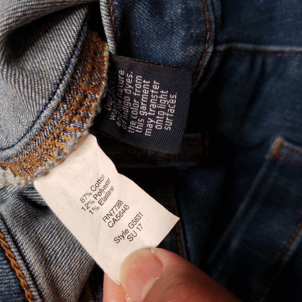 J.Crew Button Down Front Back Patch Pockets Denim… - image 4